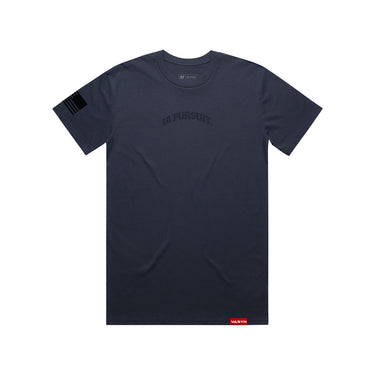 In Pursuit Tee - Slate Blue